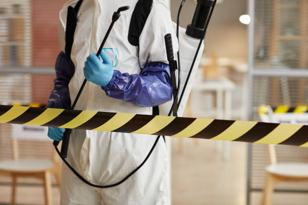 Professional Blood Cleanup technician working in Oakville, CA